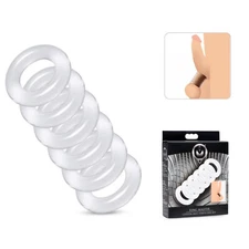 Ring Master Custom Ball Stretching Stretcher Kit 6 Penis Enhancer Cock Ring Pack