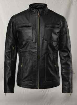 Chris Pine James Kirk Star Trek Black Leather Jacket | eBay