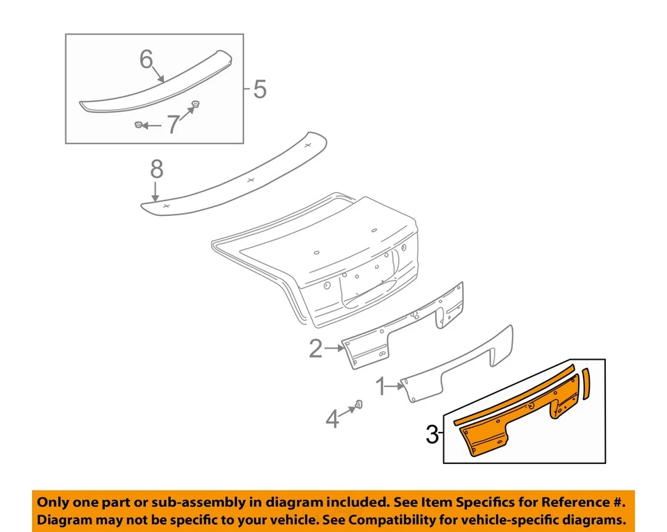 Conjunto de luz trasera usada se adapta a: Saturn L SERIES Sdn 2001 montado en tapa L100 LS Grad Foto 3 de 4