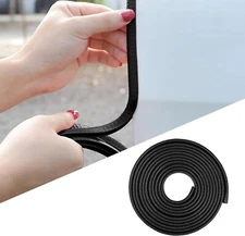 Door Edge Guard 16Ft U-Shape Rubber Trim Universal Protector Car Black
