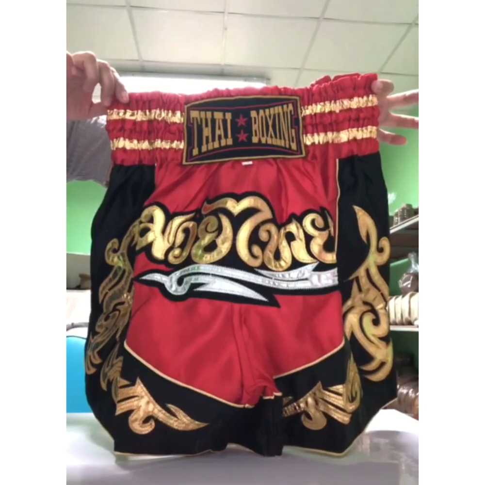 Muay Thai Boxing Shorts Pants MMA Fighting Sports Men Women Satin Muay Thai Boxing Shorts Pants MMA Fighting Sports Men Women Satin