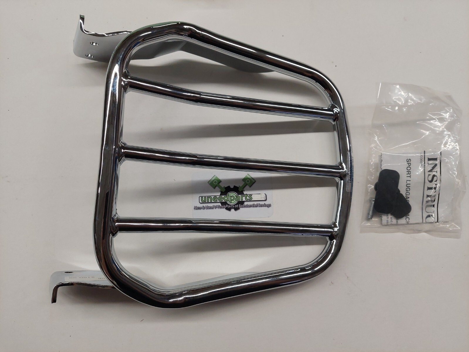 GENUINE HARLEY DAVIDSON LUGGAGE RACK KIT, CHROME, FXDF, 5405510 eBay
