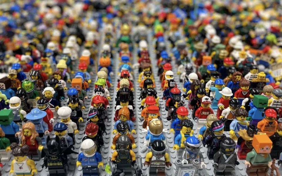 Lote de 10 minifiguras LEGO bolsa ciega bolsa misteriosa aleatoria bolsa de agarre ciudad Harry Potter etc. Foto 4 de 4