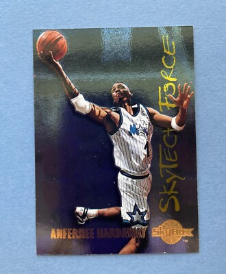 1994-95 Skybox Premium Basketball Anfernee Hardaway SkyTech Force #SF6 Magic