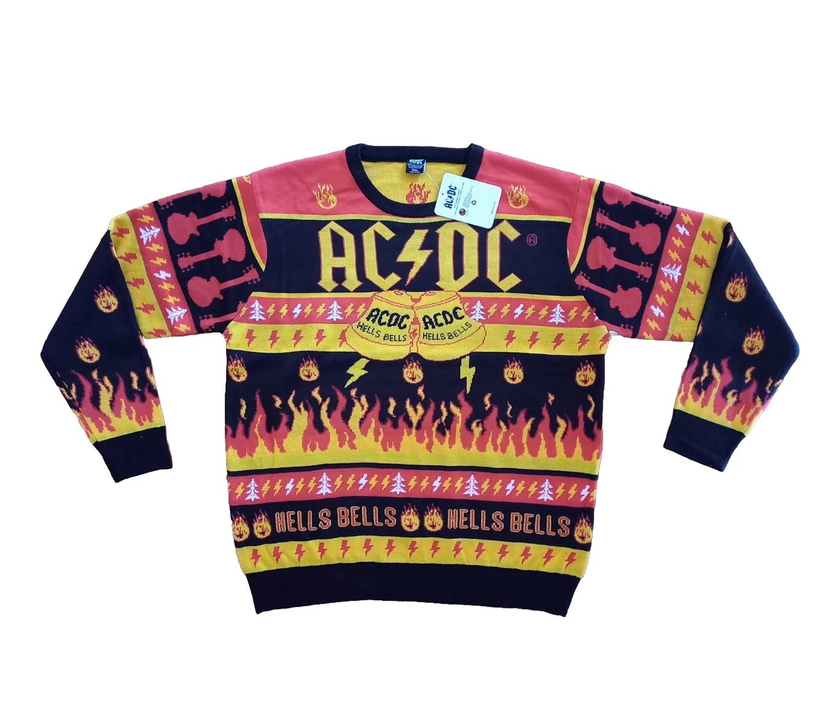Ac dc shop ugly christmas sweater