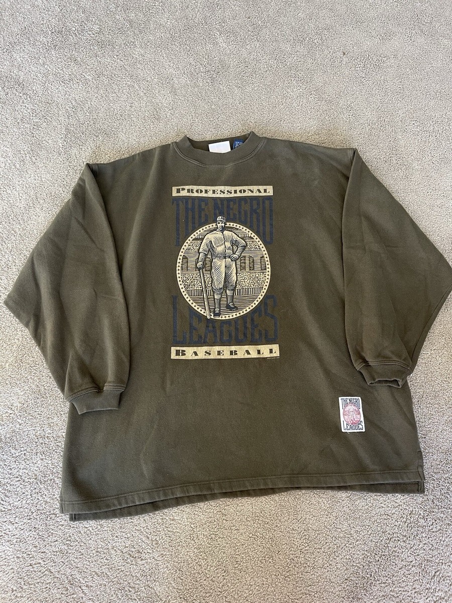 Vintage Negro Leagues Sweatshirt Adult XL Green Baseball Vintage Negro Leagues Sweatshirt Adult XL Green Baseball