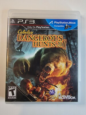 Cabela's Dangerous Hunts 2011 (Sony PS3 PlayStation 3, 2010) - No Gun
