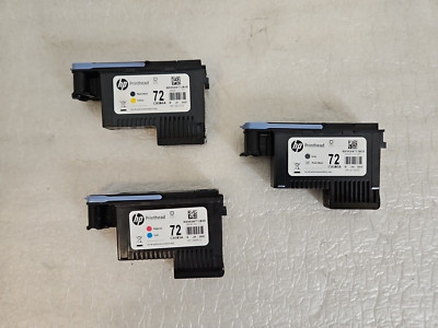 3pk HP 72 Printhead for HP Designjet T610 T620 T7770 T790 T1120 T1120ps T1100ps