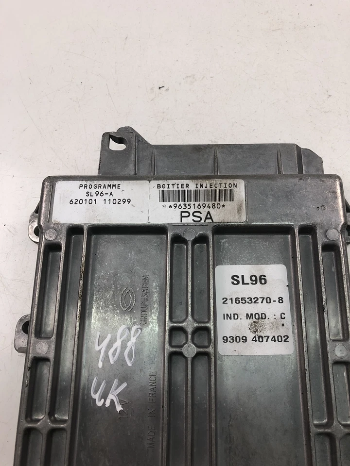 Centralina motore CITROËN XSARA N1 ECU 9635169480 1999 23393316 - Immagine 4 di 4