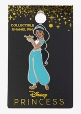 Disney Princess Jasmine with Magic Lamp Collectible Enamel Pin - Aladdin