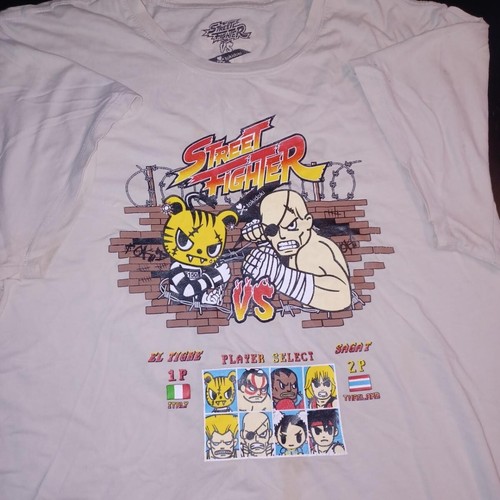 SDCC EXCLUSIVE Street Fighter X Tokidoki, El Tigre Vs. Sagat T-Shirt