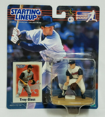 #ad TROY GLAUS Anaheim Angels Hasbro Starting Lineup MLB SLU 2000 Figure amp; Card $12.95