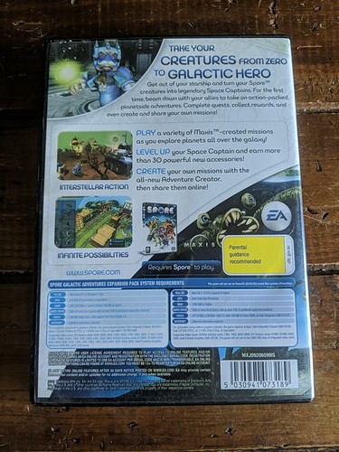 Spore Galactic Adventures Expansion - Pc Mac - Includes Code Free Shipping - Picture 3 of 6