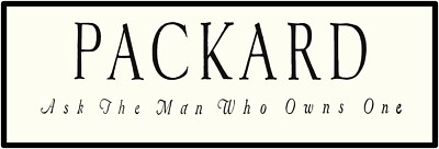Packard Automobiles Marquee Sign 12'' x 36'' USA STEEL XL Size - 4 POUNDS