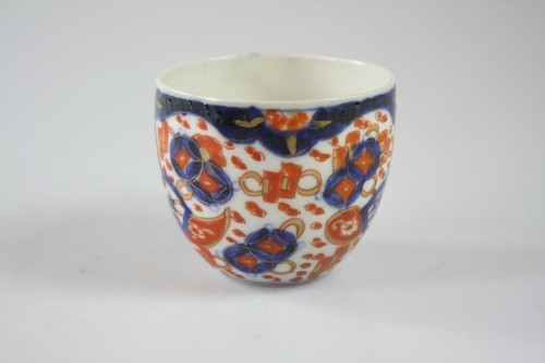 ANTIQUE JAPANESE IMARI PATTERN HAND PAINTED TEA CUP SET MEIJI PERIOD - Picture 7 of 12
