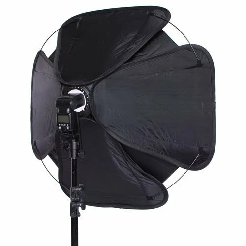 37" Octagon Umbrella Speedlite Softbox w/ Bracket for Canon Nikon Flash Light - Image 2 of 4