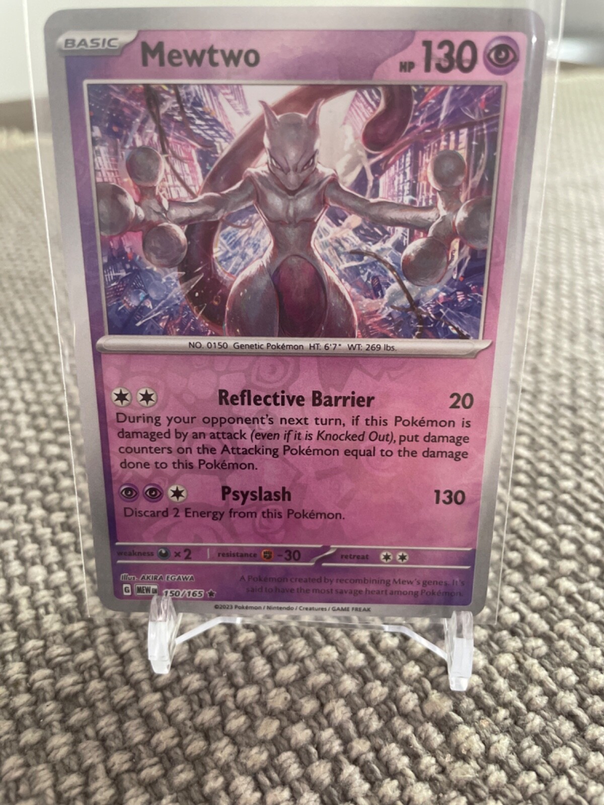 Mewtwo RH 150/165 Pokémon 151 Scarlet & Violet NM/M