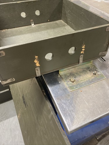 U.S. Army Foot Locker Texas Trunk Co. 32" W by 16" D by 13" H With Tray AT-03 - Picture 12 of 14