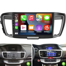 For Honda Accord 2013-2017 Apple Carplay Car Stereo Radio Android 15 GPS 2G+64GB