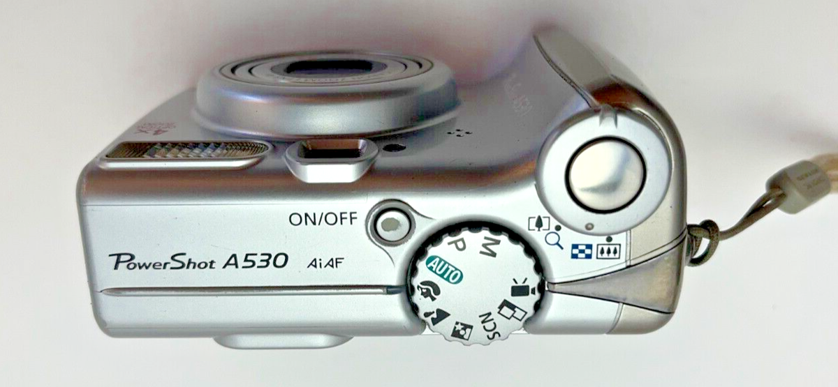 Vtg Canon PowerShot A530 5 Megapixel 4x Optical Zoom Camera Vtg Canon PowerShot A530 5 Megapixel 4x Optical Zoom Camera