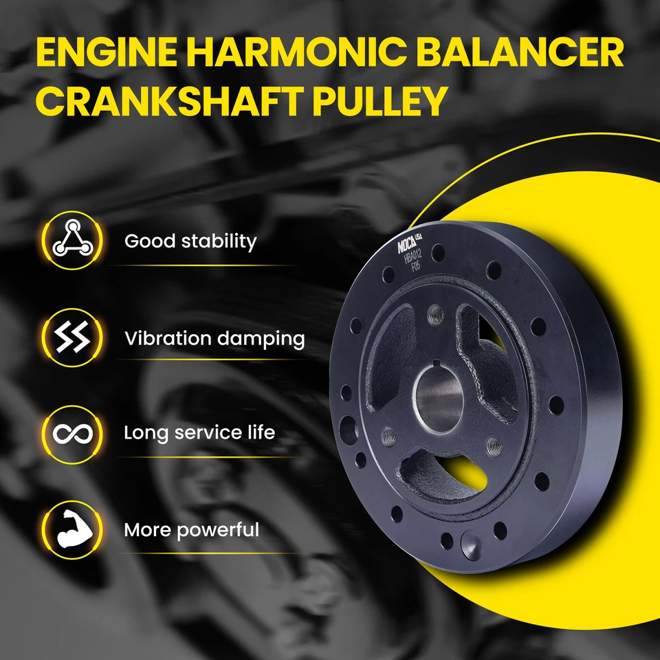 Kit de componentes de correa serpentina equilibradora armónica para Chevrolet Express 2500 96-98 Foto 3 de 4