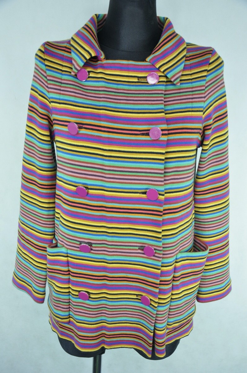 $ MARC BY MARC JACOBS マルチストライプジャケット XS Marc By Marc Jacobs Multicolor Striped Jacket size XS | eBay