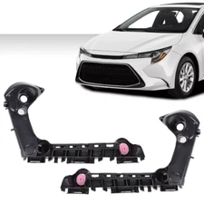 For 2019-2023 Toyota Corolla Front Bumper Cover Retainer Bracket Support Set L&R