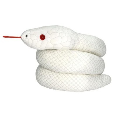 Takeoff weiße Schlange Albino realistisches Plüschtier