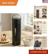 Portable Electric Kettle 110V , Travel Tea Kettle, 316 Stainless Steel Line...