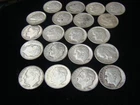 20 Roosevelt silver dimes 90% silver 1946-1964