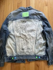 Signed Steven Harrington Levi’s Levi Strauss Earth Day Jean Jacket Nike Preowned