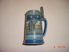 Antique Mettlach Stein #2872, Cornell Univ.