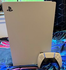 Sony PlayStation 5 Disc Edition Console White with Controller FREE P&P