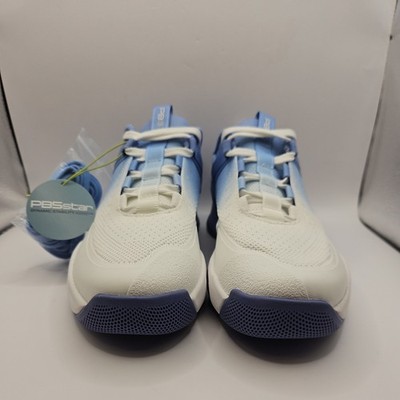 PB5Star WOMENS PB5 Court2  White-Carolina Blue W's 7.5 PICKLEBALL Sneakers.