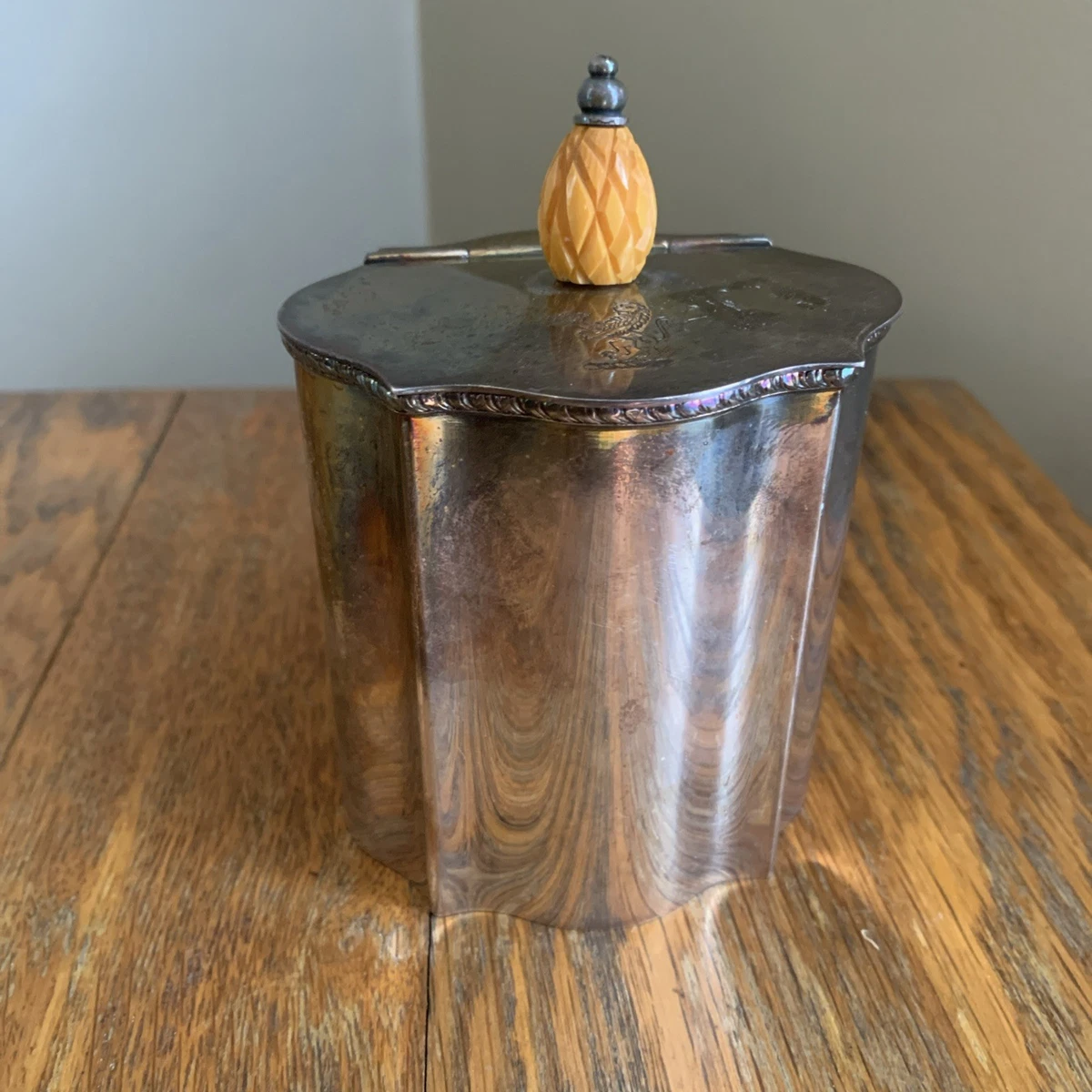 Silverplate Tea Caddy In Silver Plated Collectibles for sale | eBay