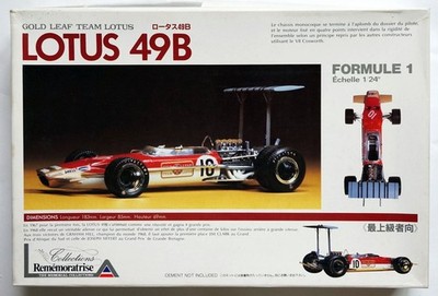 UNION MODEL 1/24 Gold Leaf Team Lotus 49B Ford F-1 #MC61 scale model kit
