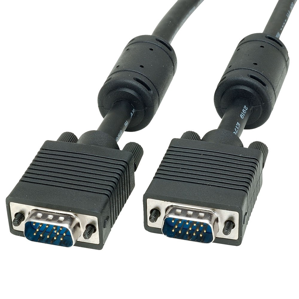 TruConnect BLK High Quality Svga Cable Male-male 3m