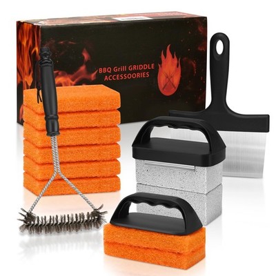 Griddle Cleaning Kit for Blackstone, Flat Top Grill Accessories Cleaner Tool Set