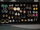 Jewelry Lot Earrings Clip On Rhinestone Non-Pierced & more (842D)