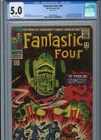 Fantastic Four #49 CGC Universal Grade 5.0 1st Full Appearance Galactus