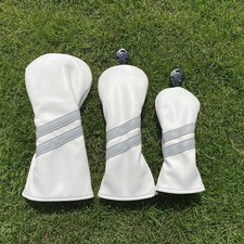3pcs Golf Wood Head Covers Headcovers Set Includes Driver Headcover fits up t...