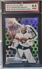 21-22 Allure Spencer Knight NHL Shield Variant Rookie 🚨🚨🚨 KSA 9.5 NGM