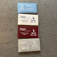 Tottenham Hotspur Season Ticket Books 1984-1988 x4 Spurs Vintage Bundle
