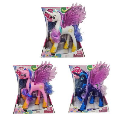 My Little Pony 9'' Prinzessin Celestia Pinkie Pie Twilight Glitzer Figur Modell Spielzeug