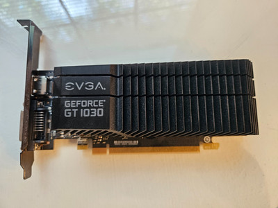 EVGA NVIDIA GeForce GT 1030 2GB GDDR5 Graphics Card (02GP46332KR) PCI Express