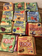 11 Soft Baby Crinkle Books
