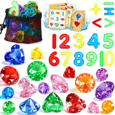Diving Gems Pool Toys for Kids - Search and Find Games, Fun Water Play 4-12