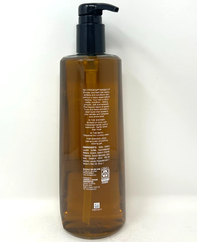 Gel de ducha y baño refrescante para baño de lluvia NEUTROGENA, 32 fl oz Foto 3 de 3