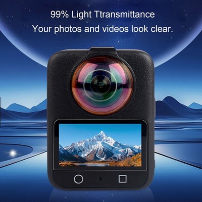 Lens Guard Fit For 360 Action Camera High Transparency Optical Tempered SET