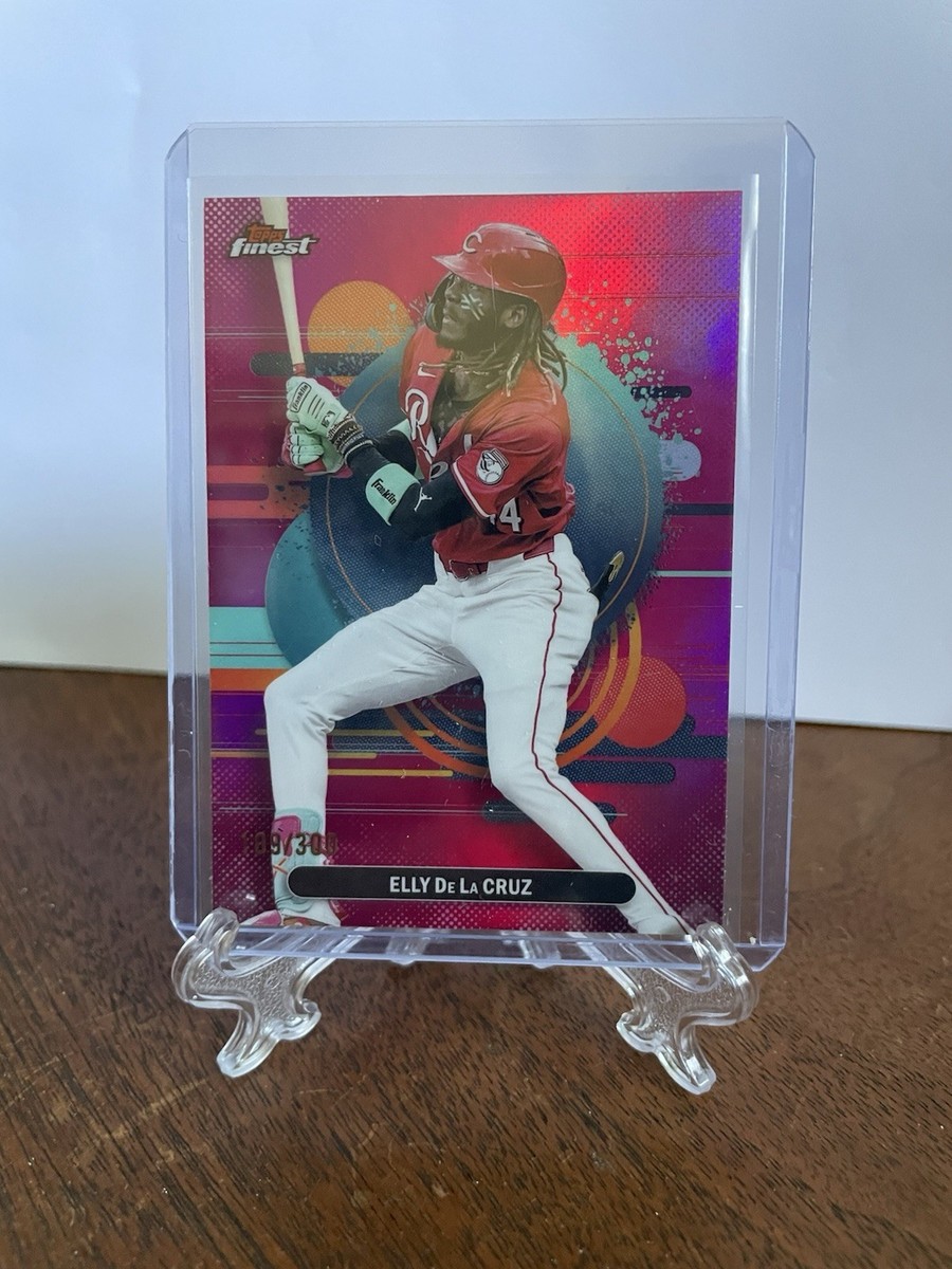 2025 Topps Finest Elly De La Cruz #154 Uncommon Magenta Refractor